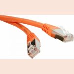 Патч-корд LANMASTER RJ45 - RJ45, 4 пары, S/FTP, категория 6A, 0.5 м, оранжевый, LSZH, LAN-PC45/S6A-0.5-OR (артикул 16466086) – фото 1
