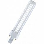 Компактная люминесцентная лампа DULUX S 9W/830 G23 OSRAM 4050300025742 (артикул 15567844) – фото 1