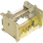 Распределительный блок DKC на DIN-рейку 2р, 100А, 5x6мм, 2x7,5мм, BD10072 (артикул 15149002) – фото 1