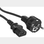 Кабель питания ExeGate Special PC-5S Евровилка Schuko- C13/0.75mm2, CCA, черный, 5м 280998 (артикул 21641422) – фото 1