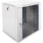 Телекоммуникационный настенный разборный шкаф ЦМО 12U 600x520 дверь стекло ШРН-Э-12.500 (артикул 23675919) – фото 1