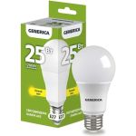 Светодиодная лампа GENERICA A65 груша 25Вт 230В 3000К E27 LL-A65-25-230-30-E27-G (артикул 25127859) – фото 1