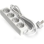 Удлинитель ExeGate ECE-4-1.8W 4 евророзетки с заземлением, 1.8м, белый 285812 (артикул 17618016) – фото 1