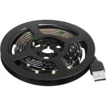 Светодиодная лента Lamper LED USB 5В, 1 м, 8 мм, IP65, SMD 2835, 60 LED/m, теплый белый 3000 K 141-386 (артикул 21885514) – фото 1