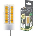 Светодиодная лампа TDM G4-3 Вт-230 В-3000 К, SMD, 16x43 мм SQ0340-0210 (артикул 18156151) – фото 1