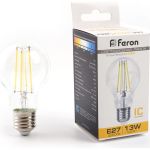Cветодиодная лампа FERON lb-613 e27 13w 2700k, 38239 (артикул 23729061) – фото 1