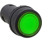 Кнопка с подсветкой EKF SW2C-10D PROxima 24В зеленая NO SQsw2c-md-g-24 (артикул 16058404) – фото 1