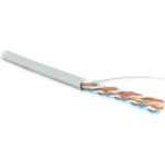 Кабель Hyperline UUTP4-C5E-S24-IN-LSZH-GY-100 (100 м) витая пара, неэкран. U/UTP, категория 5e, 4 пары (24 AWG), серый 273289 (артикул 19591992) – фото 1