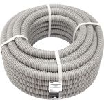 Гофрированная труба из ПВХ REXANT с зондом d 40 мм серая 15 м 28-0400-2 (артикул 21026242) – фото 1