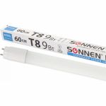 Светодиодная лампа SONNEN 9Вт, G13, трубка, 60см, холодный/белый, LED T8-9W-6500-G1 453716 (артикул 16241008) – фото 1