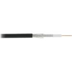 Коаксиальный кабель NETLAN RG-6, одножильный, CCS, PE до -40C, черный, 305м UEC-C2-32123B-BK-3 (артикул 16393206) – фото 1