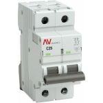 Автоматический выключатель EKF AV-6 2P 25A C 6kA AVERES SQmcb6-2-25C-av (артикул 16040721) – фото 1