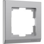 Рамка на 1 пост WERKEL W0011806 Stark серебряный a050917 (артикул 23164269) – фото 1