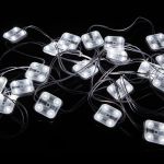 Светодиодный модуль MAKSILED 1.2Вт, 12В, IP67, SMD2835 4LED, 180лм, холодный белый, 20 шт./упаковка ML-M4SNE-L-2835-W (артикул 23668125) – фото 1