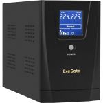 Источник бесперебойного питания ExeGate SpecialPro Smart LLB-2000.LCD.AVR.4C13.RJ.USB 2000VA/1200W, 4C13,RJ45/11,USB, металлический корпус, Black 292631 (артикул 24608277) – фото 1