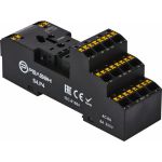 Розетка с push in клеммами для реле RP4.34 и модуля PM8 РЕЛЕОН 10А, S4P4 (артикул 23951061) – фото 1