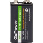 Бытовой аккумулятор GoPower Крона 6F22 BL1 NI-MH 9V 250mAh 00-00017020 (артикул 22970385) – фото 1