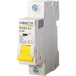Автоматический выключатель Vesta Electric avt. vesta 1p-6a rdb5 6ka HLAV000106 (артикул 24347451) – фото 1