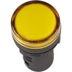Лампа IEK AD16DS LED матрица, d=16мм, желтый, 12В, AC/DC BLS10-ADDS-012-K05-16 (артикул 15166792) – фото 1