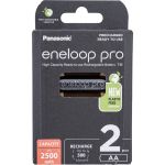 Аккумуляторы Panasonic eneloop pro BK-3HCDE/2BE 2500mAh AA R06 BL2 7705 (артикул 17782306) – фото 1