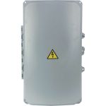 Пластиковый корпус с монтажной панелью KRZMI Solid ЩМПпл-4 глухая дверь 494x274x124 IP55 4651117991413 (артикул 22349025) – фото 1