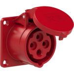 Розетка встраиваемая PCE 16А 400V 3P+E IP44 314-6 (артикул 16040308) – фото 1