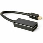 Переходник Cablexpert mini DisplayPort - DisplayPort 4K 20M/20F длина 16см черный A-mDPM-DPF4K-01 (артикул 19560018) – фото 1