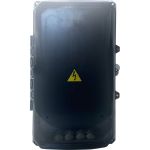 Пластиковый корпус с монтажной панелью KRZMI Solid ЩМПпл-4 прозрачная дверь 494x274x124 IP55 4651117991406 (артикул 22349019) – фото 1