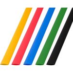 Набор термоусадочной трубки REXANT 8.0/4.0 мм, 1м, 5 цветов, 50 шт. 29-0158 (артикул 15762674) – фото 1