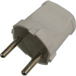 Разборная вилка General Lighting Systems GRV-P-6-R-W-IP20 6А круглая, без заземления, белая IP20 470508 (артикул 21417676) – фото 1