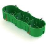 Установочная коробка GREENEL 3-местная 212х70х45мм для полых стен GE40024 (артикул 16255128) – фото 1