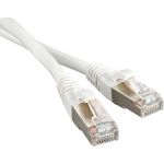 Патч-корд Hyperline PC-LPM-STP-RJ45-RJ45-C5e-10M-LSZH-WH F/UTP, экранированный, Cat.5е (100% Fluke Component Tested), LSZH, 10 м, белый 230129 (артикул 19591860) – фото 1