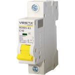 Автоматический выключатель Vesta Electric avt. vesta 1p-16a rdb5 6ka HLAV000108 (артикул 24347457) – фото 1