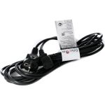 Кабель компьютер-розетка Telecom 220V, 5.0м, европейский стандарт TP021-5.0-BK (артикул 16211277) – фото 1