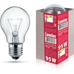 Лампа накаливания Camelion 95/A/CL/E27/G (с прозрачной колбой, ЛОН, ГОФРА, Б230-95-6) 15043 (артикул 25801721) – фото 1
