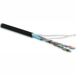 Кабель Hyperline FUTP4-C5E-P26-IN-LSZH-BK-100 (100 м) витая пара, экранированная F/UTP, категория 5e, 4 пары, черный 243626 (артикул 19591596) – фото 1