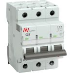 Автоматический выключатель EKF AV-6 3P 32A C 6kA AVERES SQmcb6-3-32C-av (артикул 16040712) – фото 1