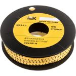 Маркировочное кольцо IEK 0-1.5мм, 3, МК, 1000шт/ролл UMK00-3 (артикул 15165179) – фото 1