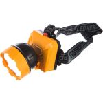 Налобный фонарь желтый/черный 5SMD + 1Вт LED, 2 реж, 3XR6, пластик Ultraflash LED5372 12416 (артикул 15905274) – фото 1