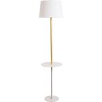 Торшер Arte Lamp CONNOR A2102PN-1WH (артикул 18294529) – фото 1