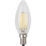 Филаментная лампа ЭРА F-LED B35-9w-827-E14 свеча, 9 Вт, теплая, E14, 10/100/3500 Б0046991 (артикул 16452282) – фото 1