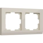Рамка на 2 поста WERKEL W0021803 Stark слоновая кость a050920 (артикул 23164281) – фото 1