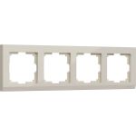 Рамка на 4 поста WERKEL W0041803 Stark слоновая кость a050916 (артикул 23164263) – фото 1