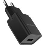 Зарядное устройство Borofone BA19A один порт USB, 5V, 1.0A, черный 757620 (артикул 18687504) – фото 1
