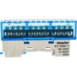 Изолированная нулевая шина Tekfor KSN-6-6x9-12 BLUE 06-07-002 (артикул 16024390) – фото 1