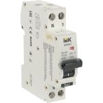 Автоматический выключатель дифференциального тока IEK ARMAT B06S 1P+NP B6 30мА тип AC (18мм) AR-B06S-1N-B06C030 (артикул 21316792) – фото 1
