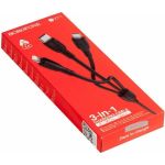 Кабель USB Borofone BX71 Shengda для Lightning, Micro USB, Type-C, 2.0A, длина 1м, черный 903692 (артикул 23550297) – фото 1