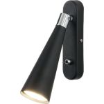 Настенный светильник Elektrostandard Horn GU10 SW чёрный MRL 1010 a047874 (артикул 16456895) – фото 1