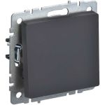1-клавишный выключатель IEK Brite 10а вс10-1-0-брг графит BR-V10-0-10-K53 (артикул 24594093) – фото 1