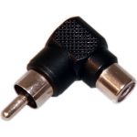 Переход RCA штекер - RCA гнездо угловой Pro Legend пластик, PL2284 (артикул 24604617) – фото 1